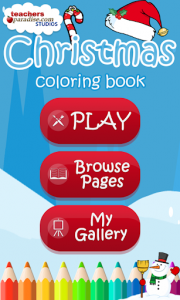 اسکرین شات بازی Christmas Coloring Book Games 1