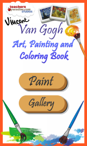 اسکرین شات بازی Vincent van Gogh Coloring Book 1