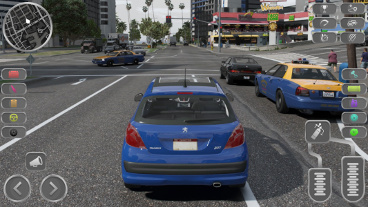 اسکرین شات بازی Peugeot 207: City Simulator 2