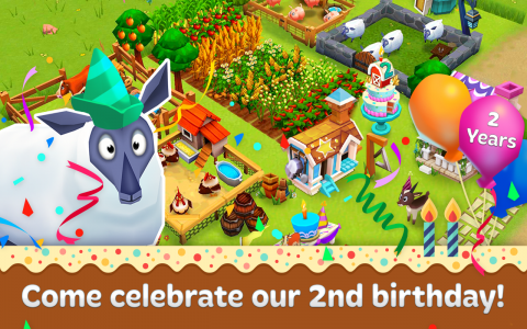 اسکرین شات بازی Farm Story 2: Birthday Party 1