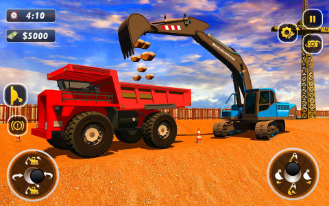 اسکرین شات بازی Heavy Excavator Construction 3