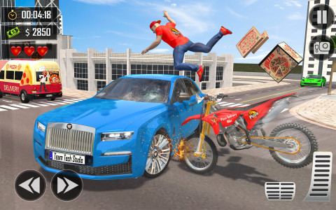 اسکرین شات بازی Pizza Delivery Van Driver Game 2