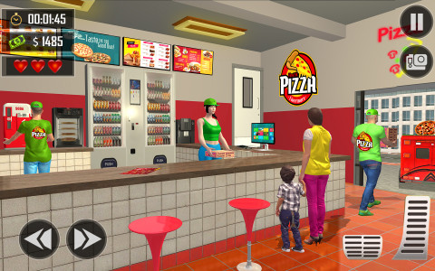 اسکرین شات بازی Pizza Delivery Van Driver Game 1