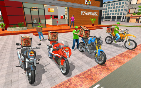 اسکرین شات بازی Pizza Delivery Van Driver Game 5