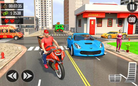 اسکرین شات بازی Pizza Delivery Van Driver Game 6