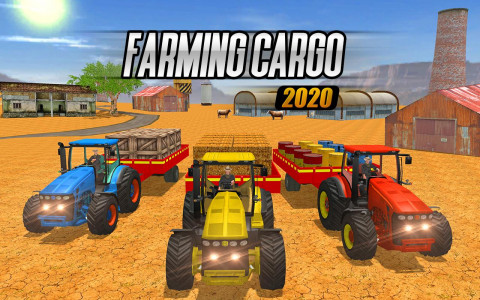 اسکرین شات برنامه Tractor Trolley Farming Games 1
