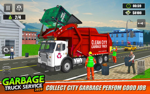 اسکرین شات بازی Garbage Truck Driver Simulator 4