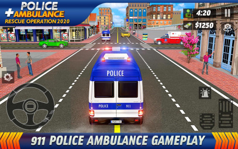 اسکرین شات بازی Police Ambulance Rescue Driver 2