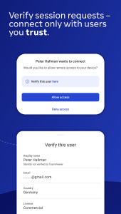 اسکرین شات 5 برنامه TeamViewer QuickSupport