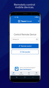 اسکرین شات 3 برنامه TeamViewer Remote Control