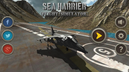 اسکرین شات بازی Sea Harrier Flight Simulator 1