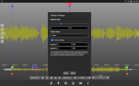 اسکرین شات برنامه Music Speed Changer Lite 2 8