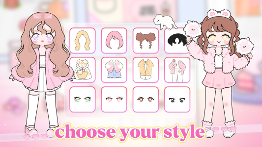 اسکرین شات 2 بازی Charmy Dolls : Dress Up Game