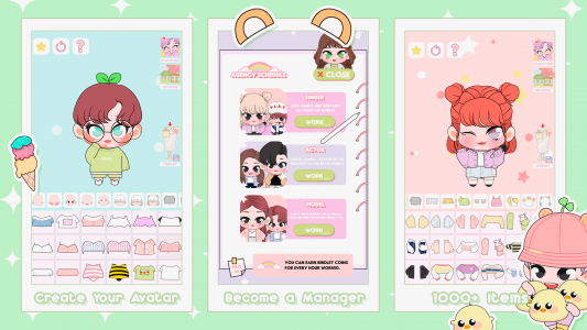 اسکرین شات 4 بازی Chibi Idol Care & Dress Up