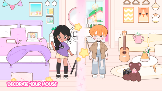اسکرین شات 3 بازی Cozy Doll House: Deco Dress up