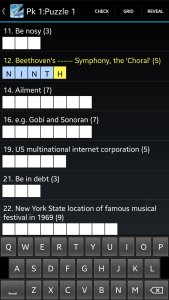 اسکرین شات بازی Crossword Lite 4