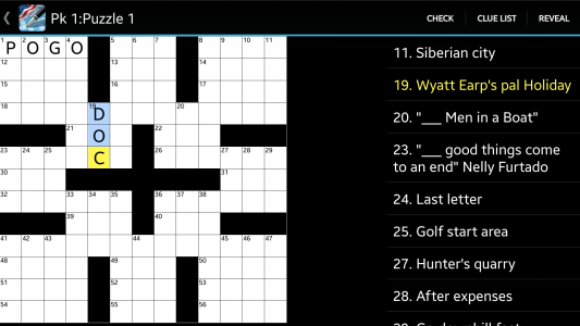 اسکرین شات 5 بازی Crossword (US)