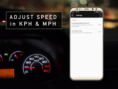 اسکرین شات برنامه Speedometer GPS Speed Tracker 4