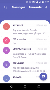 اسکرین شات 1 برنامه SMS Pro: Messageing and More