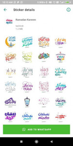 اسکرین شات برنامه Islamic Stickers Animated 2021 (WAStickerApps) 3