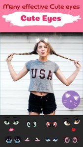 اسکرین شات 1 برنامه Cute Filters for Face camera & Face effects