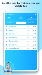 اسکرین شات 6 برنامه Breathe: Stress Relief Meditat