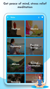 اسکرین شات 7 برنامه Breathe: Stress Relief Meditat