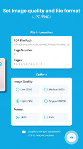 اسکرین شات 4 برنامه PDF2IMG:PDF to Image Converter