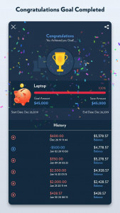 اسکرین شات 7 برنامه Piggy Bank: Savings Goal