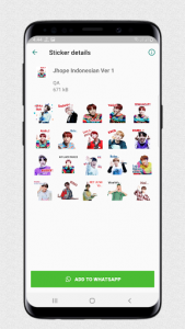 اسکرین شات برنامه BTS Sticker WAStickerApp KPOP Idol for Whatsapp 3
