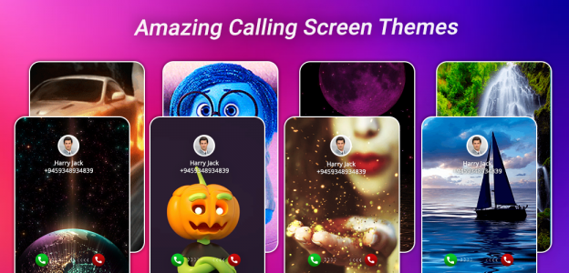 اسکرین شات برنامه Color Call Screen- Phone Theme 4