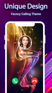 اسکرین شات برنامه Color Call Screen Themes 3