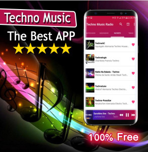 اسکرین شات 5 برنامه Techno Music Radio
