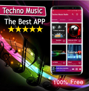 اسکرین شات 1 برنامه Techno Music Radio