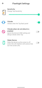 اسکرین شات برنامه TapTap Flashlight - Android 11 Gesture 2