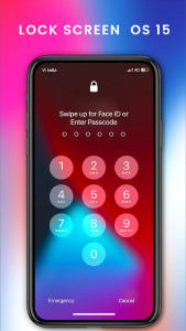 اسکرین شات برنامه iLock Screen - Phone Lock 3