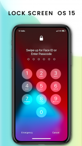 اسکرین شات برنامه iLock Screen - Phone Lock 1