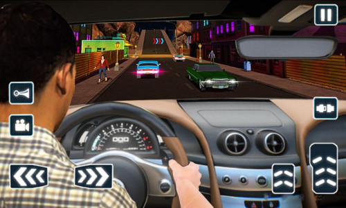 اسکرین شات بازی City Car Driving Academy Game 2