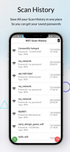 اسکرین شات برنامه WiFi QrCode Password scanner 4