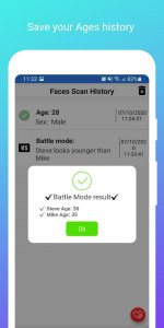 اسکرین شات برنامه AI Camera: Face age scanner 5