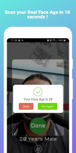 اسکرین شات برنامه Face Age: Camera age scanner 3