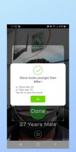 اسکرین شات 4 برنامه AI Camera: Face age scanner