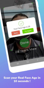 اسکرین شات برنامه AI Camera: Face age scanner 1