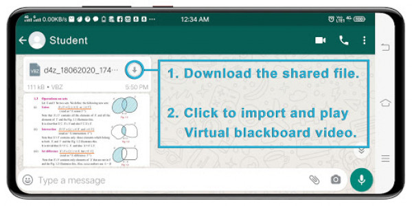 اسکرین شات برنامه Virtual Blackboard 3