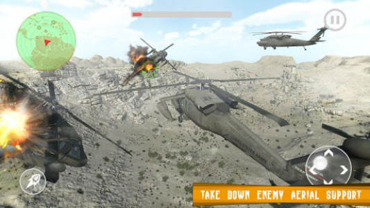 اسکرین شات بازی Apache Helicopter Air Fighter - Modern Heli Attack 3
