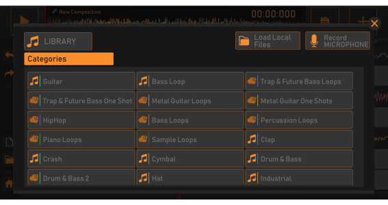 اسکرین شات 4 برنامه Song Maker - Music Mixer