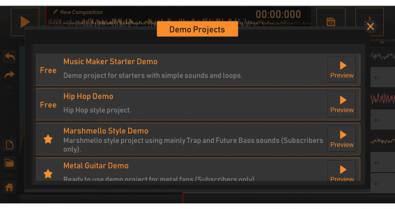 اسکرین شات برنامه Song Maker - Music Mixer 5