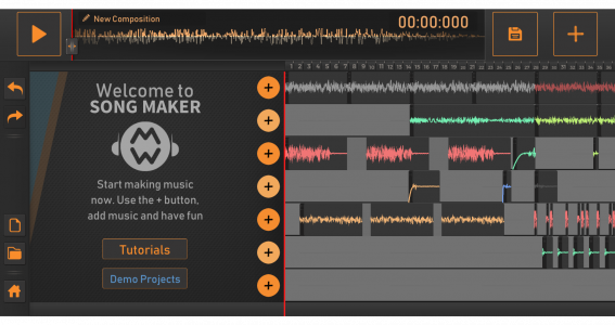 اسکرین شات برنامه Song Maker - Music Mixer 1