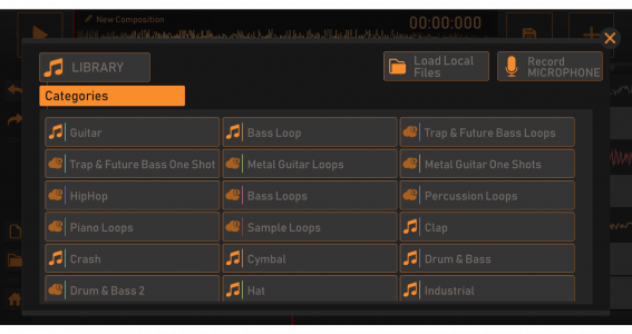 اسکرین شات 4 برنامه Song Maker - Music Mixer