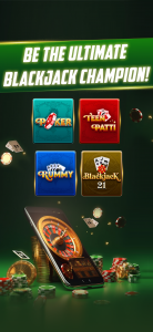 اسکرین شات بازی 3Patti Rummy Poker Blackjack21 1